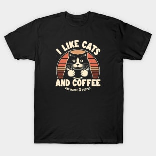 I like cats and coffee T-Shirt